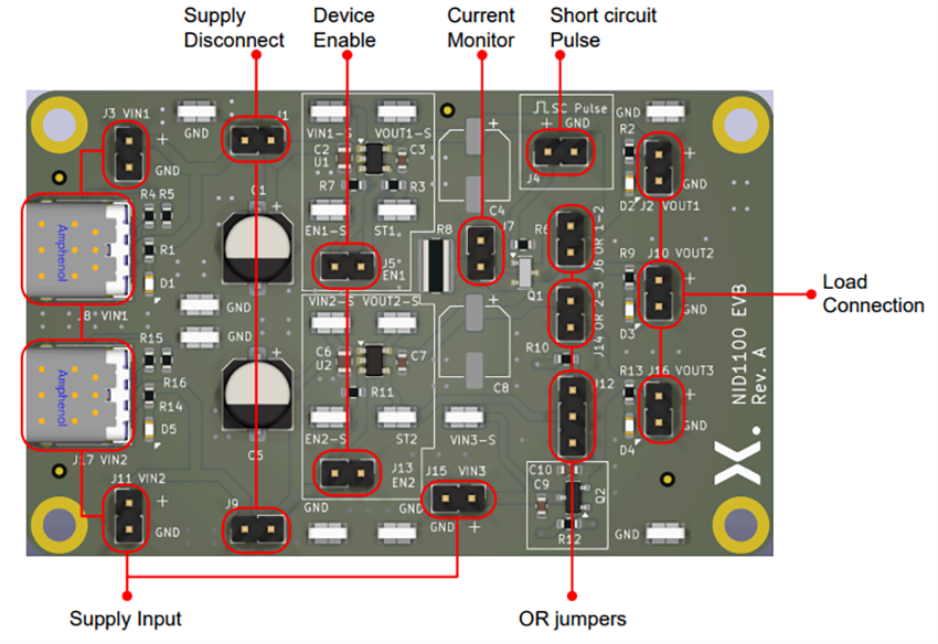Location Circuit - Nexperia NEVB-NID1100UL Evaluation Board